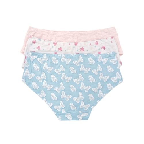 Set de 3 panties multicolor para niña