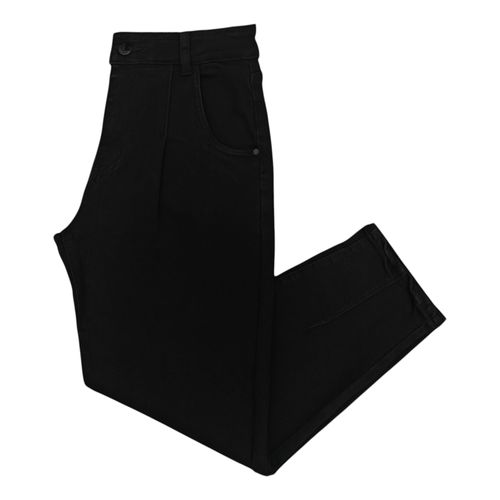 Carrot jeans sólido para mujer