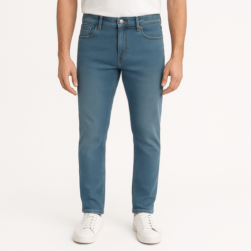 Slim jeans azul lavado para hombre