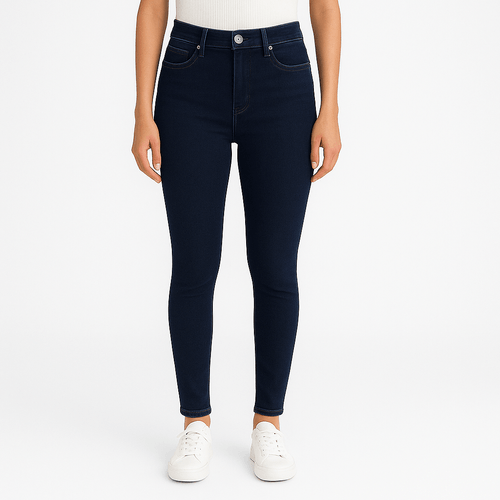 Skinny jeans sólido para mujer