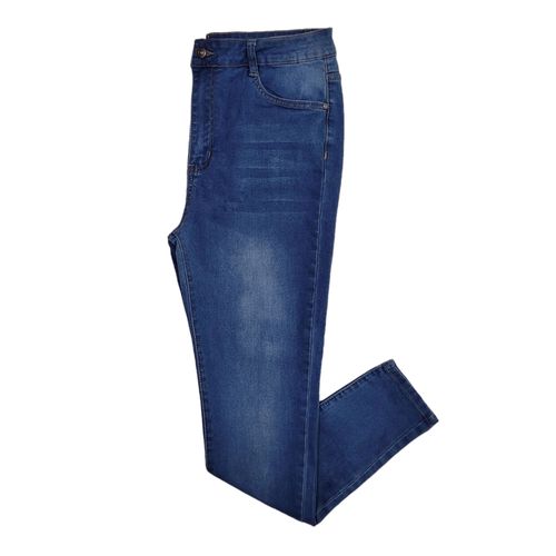 Skinny jeans fit azul lavado