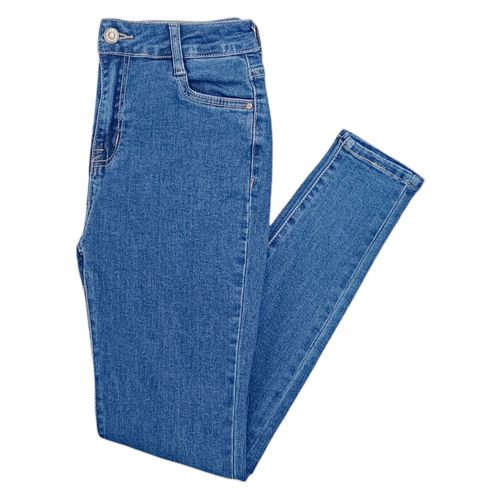 Skinny jeans sólido para mujer