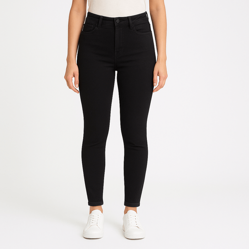 Skinny jeans negro para mujer