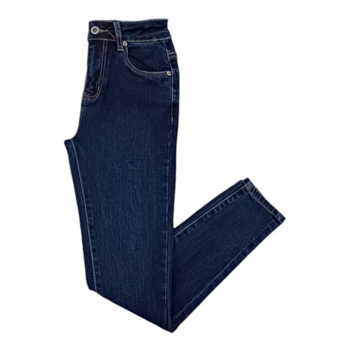 Skinny jeans azul sólido
