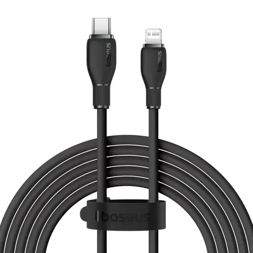 Cable de carga rápida type-C a  Lightning 20Watts 1.2m negro