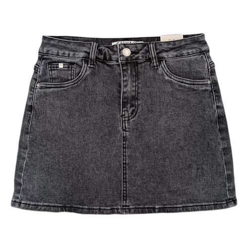 Falda short negra para mujer