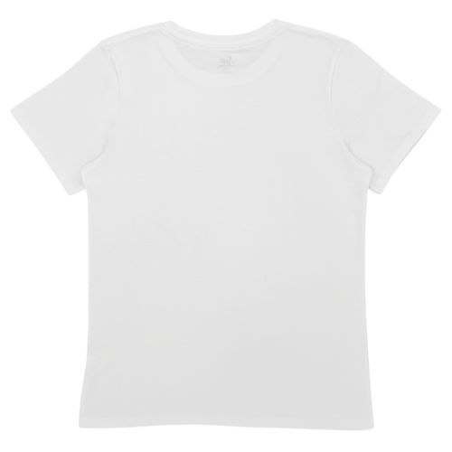 Camiseta blanca estampada para mujer