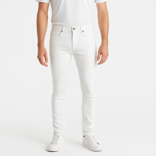 Skinny jeans blanco para hombre
