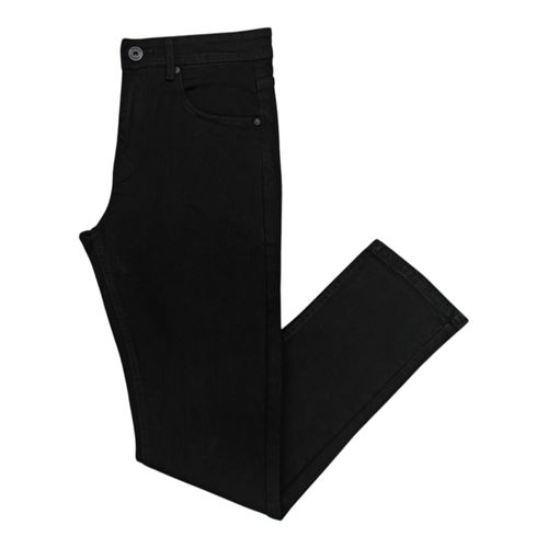 Straight jeans negro para hombre