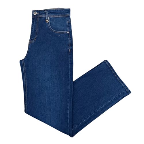 Wide leg jeans azul para hombre