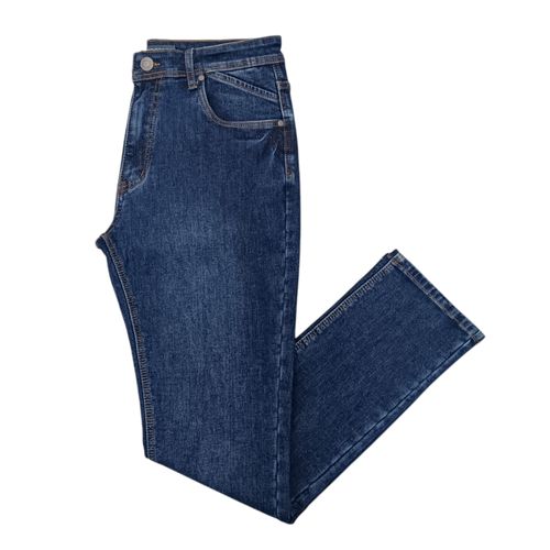 Straight jeans azul para hombre