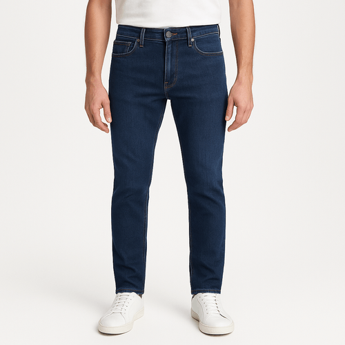 Slim jeans lavado navy para hombre