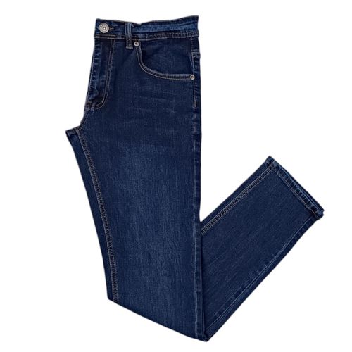 Slim jeans lavado navy para hombre