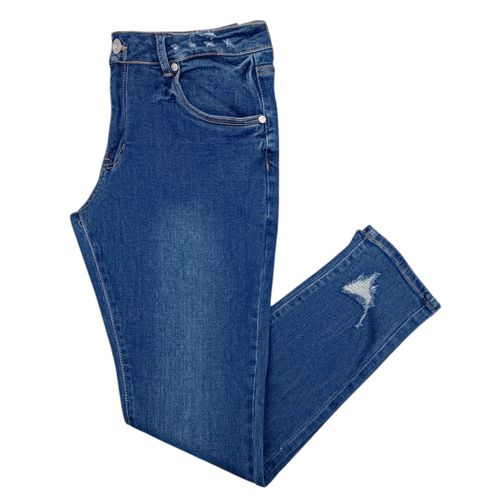 Skinny jeans azul lavado para hombre