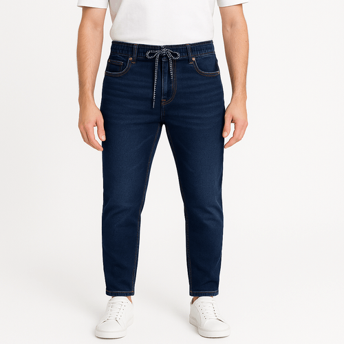 Jogger azul lavado para hombre
