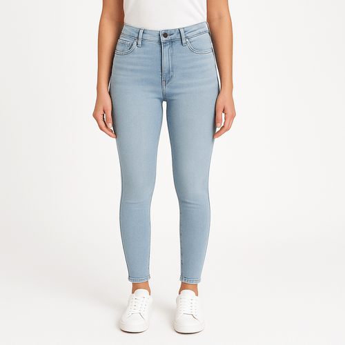 Skinny jeans lavado para mujer