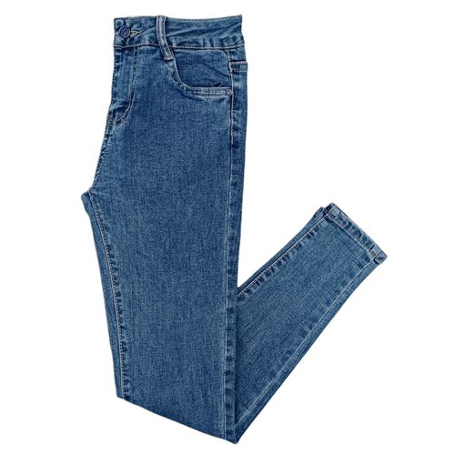 Skinny jeans sólido para mujer