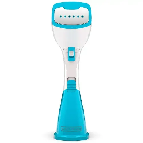 Plancha de vapor blanco y menta