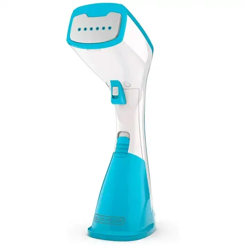 Plancha de vapor blanco y menta