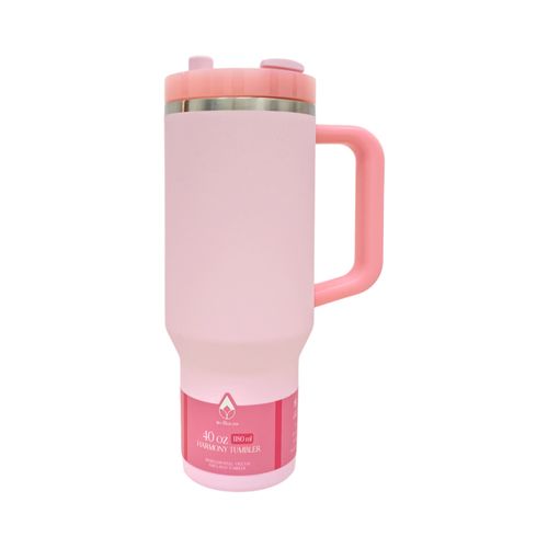Botella rosa con aislamiento de 1180ml