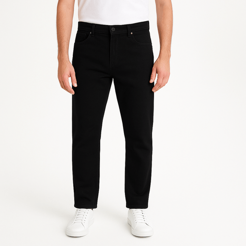 Straight jeans negro lavado