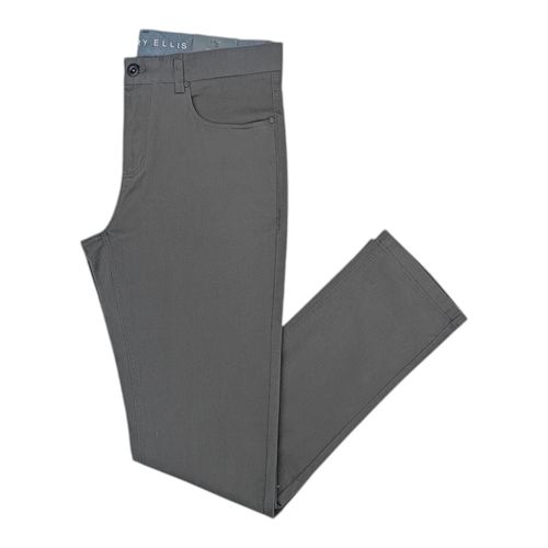 Slim jeans gris sólido