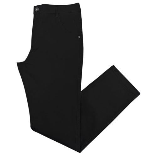 Slim jeans negro sólido para hombre