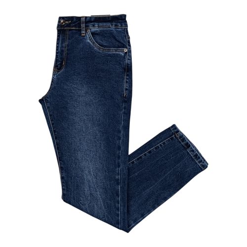 Straight jeans navy lavado para hombre