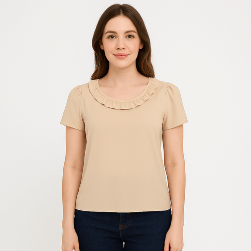 Blusa sólida para mujer