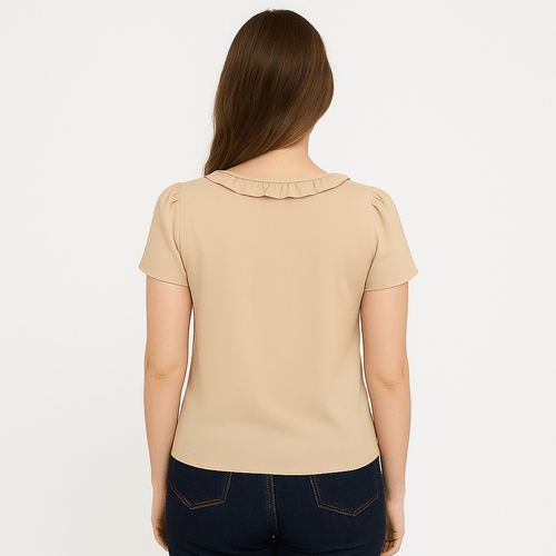 Blusa sólida para mujer
