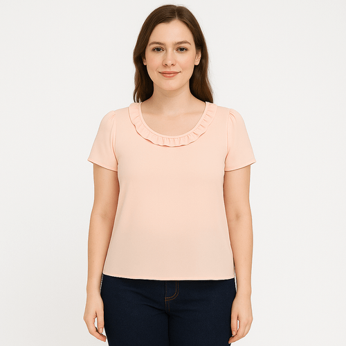 Blusa sólida para mujer