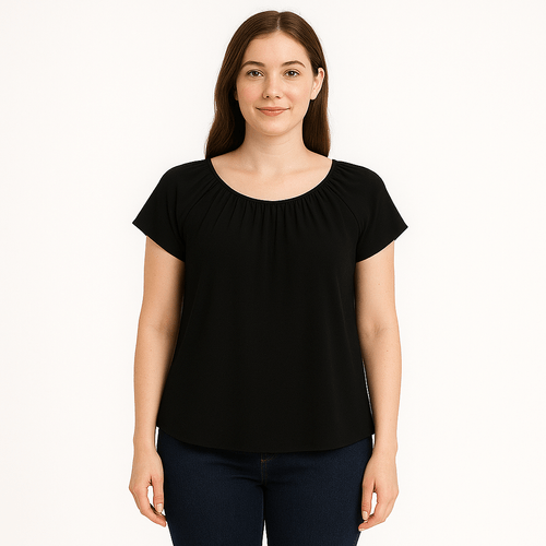 Blusa sólida para mujer