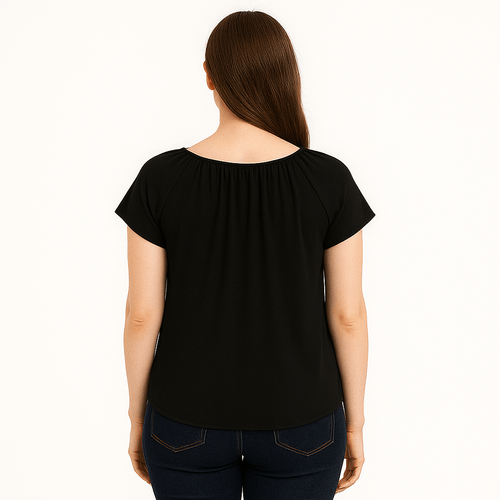 Blusa sólida para mujer