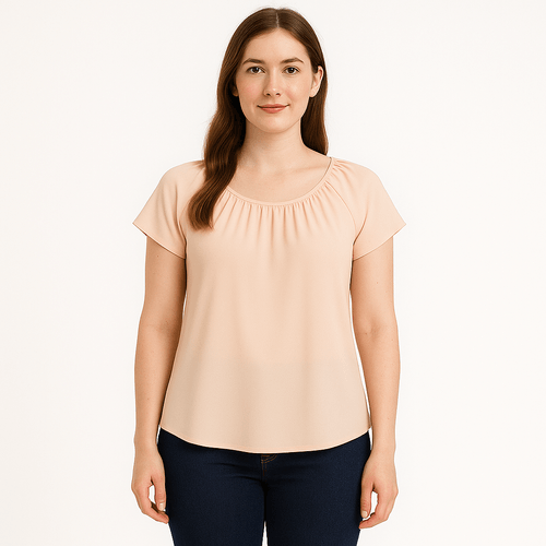 Blusa sólida para mujer