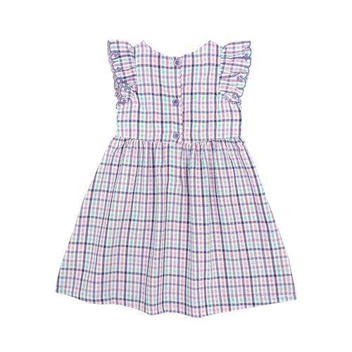 Vestido cuadriculado para niña