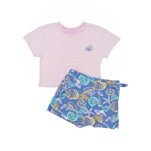 Conjunto estampado para niña