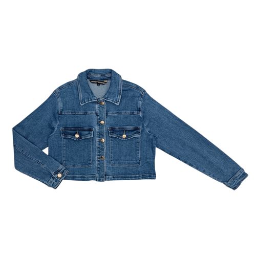 Chaqueta denim azul para mujer