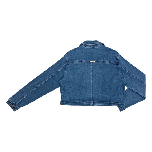 Chaqueta denim azul para mujer