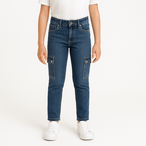 Skinny jeans lavado para niña