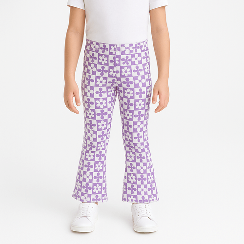 Flare leggins morada para niña