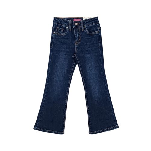 Flare jeans lavado para niña