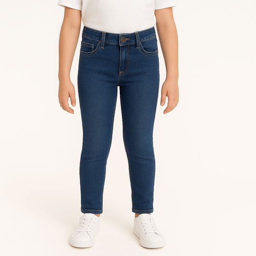 Skinny jeans azul para niña