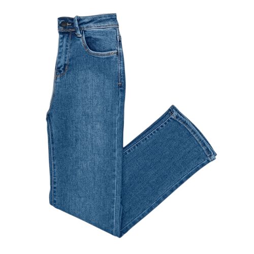 Straight jeans lavado para mujer