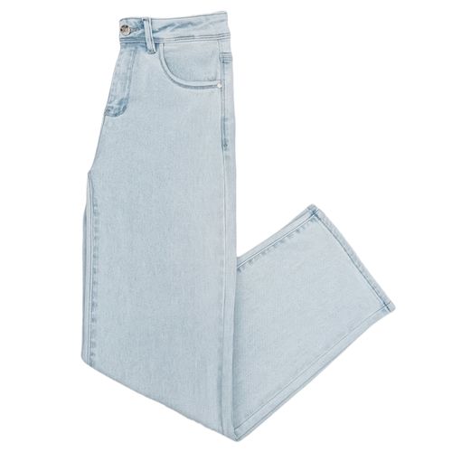 Straight jeans sólido para mujer
