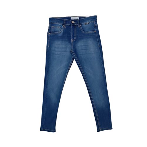 Skinny jeans azul lavado