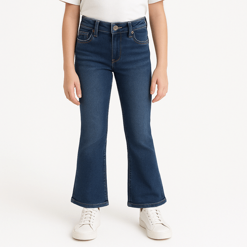 Flare jeans azul lavado