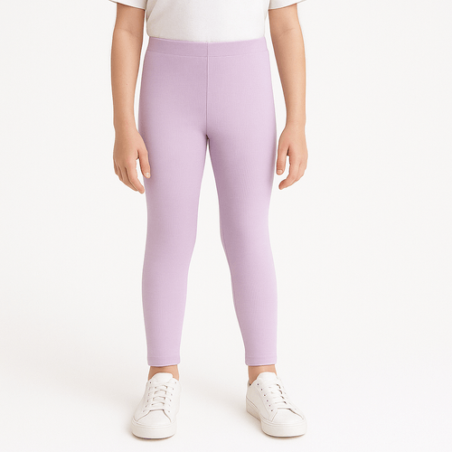 Leggins lila con textura