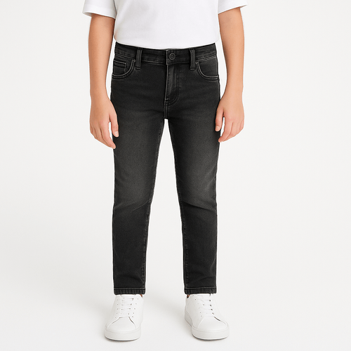 Slim jeans gris lavado
