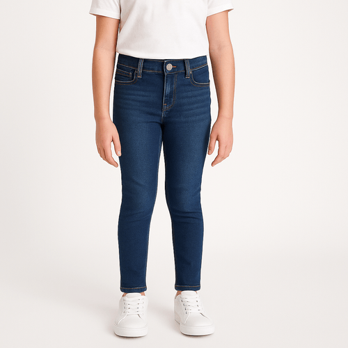 Skinny jeans azul lavado