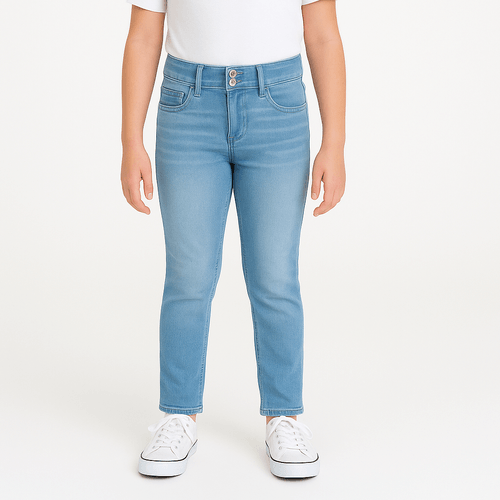 Skinny jeans celeste lavado